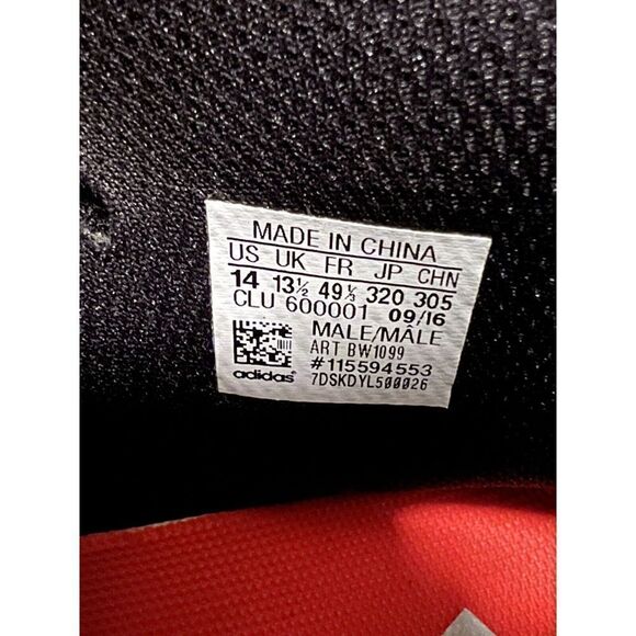 Adidas Mens Green Black Football Cleats Size 14 - Picture 8 of 8